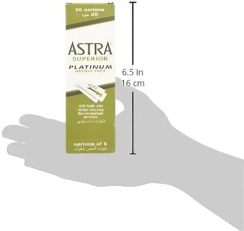 Miniatura 5 de Cuchillas de doble filo 100 Astra superior Premium Platinum