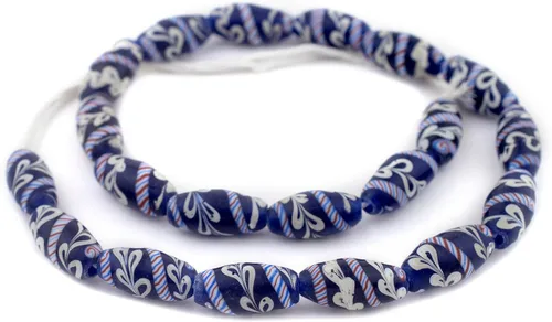 Miniatura 3 de TheBeadChest - Cuentas de Lewis y Clark azul índigo (0.945 x 0.472 in)