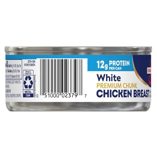 Miniatura 9 de Swanson White Premium Pechuga de Pollo en Lata en Agua, Pollo Totalmente Cocinado, Lata de 4.5 OZ