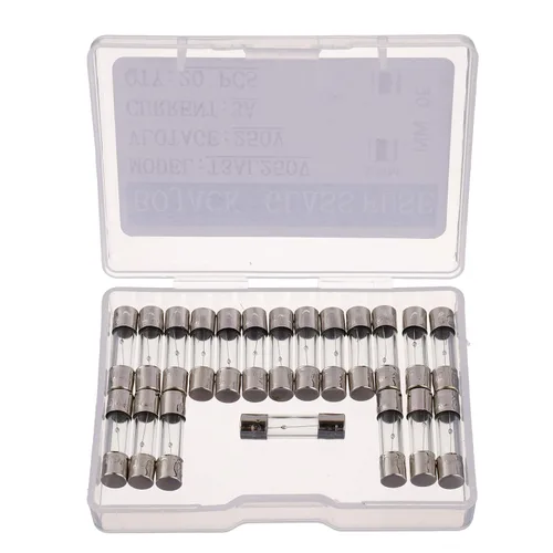 Miniatura 2 de BOJACK T3AL250V 0.197x0.787 in 3A 250V Fusibles de soplado lento 3 amperios 250 voltios 0.2 x 0.78 pulgadas tubo de vidrio fusibles de retardo