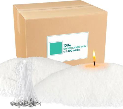 Miniatura 10 de Wfmolcand Suministros para hacer velas de cera de soja natural DIY - Hojuelas de cera de soja - Hecho de granja, sin aditivos, inofensivo y puro 2