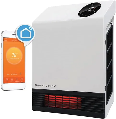 Miniatura 14 de Heat Storm Calentador infrarrojo de interiores – se conecta directamente en la pared – Ahorro de espacio – 1000 vatios – Control Remoto – perfecto