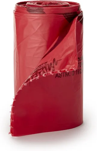 Miniatura 8 de McKesson Bolsas de riesgo biológico, 10 a 15 galones [250 unidades] Bolsa de residuos infecciosos peligrosos, grado hospitalario médico, rojo