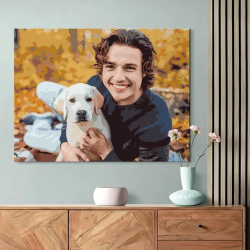 Miniatura 2 de SIYDCF Pintura personalizada por números, personaliza pintura por números para adultos principiantes, kit de pintura acrílica para decoración