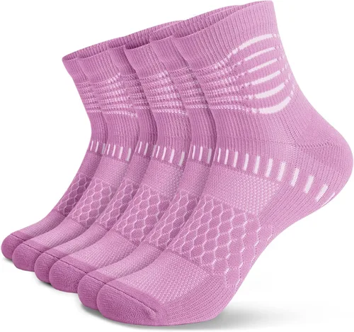 Miniatura 11 de IRAMY Calcetines de compresión de tobillo Coolmax para mujeres y hombres, calcetines que absorben la humedad, alivio de la fascitis plantar, 3/5