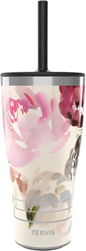 Miniatura 15 de Tervis Kelly Ventura - Colección Floral hecha en Estados Unidos Vaso aislado de doble pared para viajes mantiene las bebidas frías y calientes, 24