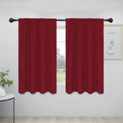 Miniatura 51 de Easy-Going - Cortinas opacas con bolsillo para varilla para el dormitorio, cortinas para ventanas que oscurecen la habitación o la sala de estar