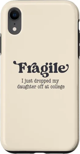 Miniatura 24 de Frágil - Carcasa para iPhone 16 con texto en inglés "I Just Ddrops My Daughter Off at College Parents
