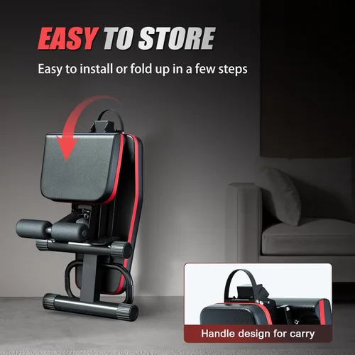 Miniatura 8 de 2026 ALSO GO New Adjustable Weight Bench, Workout Benches with Leg Extension, Foldable Incline Decline Bench Press, Roman Chair, Full Body Strength