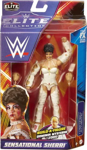 Miniatura 6 de Mattel WWE Sensational Sherri SummerSlam Elite Collection Figura de acción Dominik Mysterio Build-A-Figure, regalo coleccionable para edades de 8