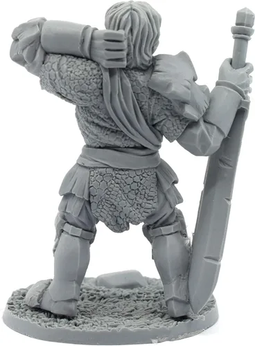 Miniatura 2 de Stonehaven Storm Giant Miniature - 92mm Urethane Resin Figure, 28mm Scale, with Scenic Base, Unpainted, Made in USA
