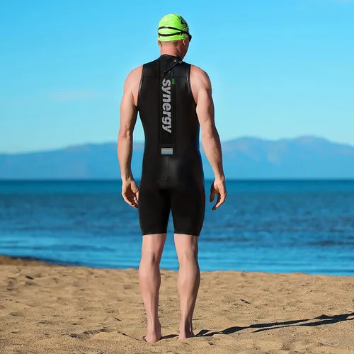 Miniatura 5 de Synergy Traje de neopreno de triatlón 3/0.079 in - Volution sin mangas Quick John Smoothskin Neopreno para natación en aguas abiertas