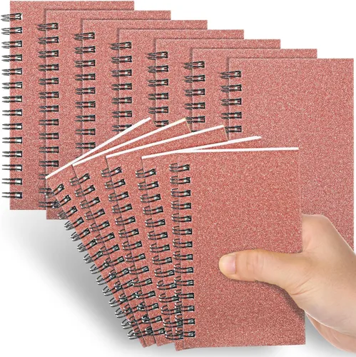 Miniatura 24 de Jutom 18 piezas de pequeños cuadernos en espiral, blocs de notas 3x5 a granel, pequeños cuadernos de bolsillo, mini blocs de notas con páginas