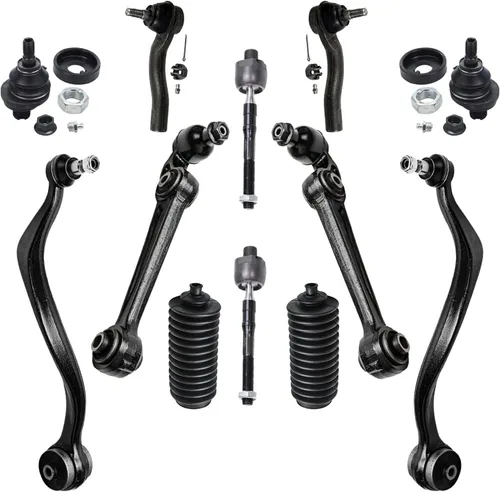 Miniatura 111 de Detroit Axle - Kit de suspensión delantera de 12 piezas para Mercury Grand Marquis Ford Crown Victoria Town Car 2003-2011, 2 brazos de control