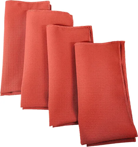 Miniatura 93 de LA Linen Paquete de 10 servilletas de popelina de poli, servilletas de tela suave, servilletas lavables y reutilizables, servilletas de mesa