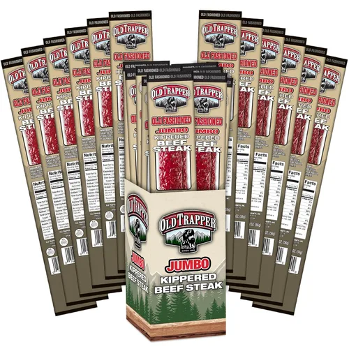Miniatura 12 de Old Trapper, Trapper's Choice Teriyaki - Filete de carne en trozo de ternera, paquete individual de 8 onzas, aperitivos salados de carne dulce, 0.35