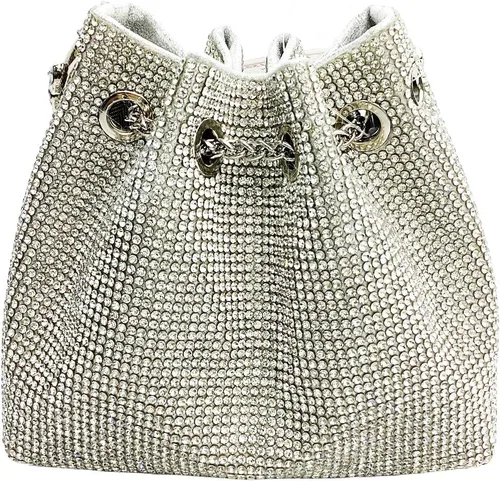 Miniatura 8 de Bolsas de diamantes de imitación para mujer, bolso de mano con lentejuelas brillantes, bolso de noche para boda, cóctel, graduación, fiesta, club