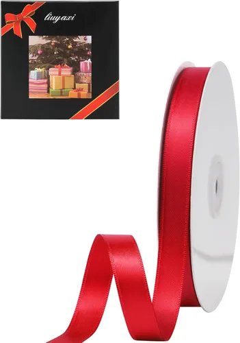 Miniatura 39 de LIUYAXI Cinta de Satén Dorada de Doble Cara 1/4" X 50 Yardas, Cintas Perfectas para Manualidades, Envoltura de Regalos, Fabricación de Lazos y Más