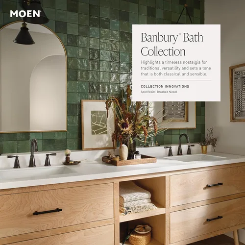 Miniatura 6 de Moen Y2603BN Herrajes de baño, 0.45, níquel cepillado