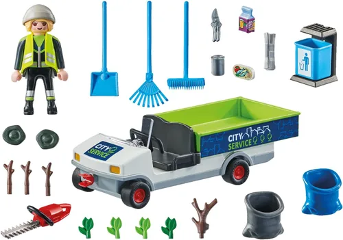 Miniatura 8 de PLAYMOBIL City Action 71433 - Limpieza urbana con vehículo