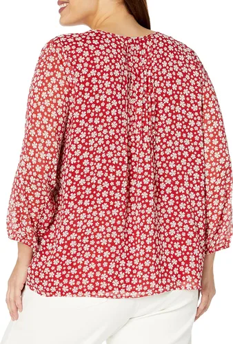 Miniatura 2 de Tommy Hilfiger Blusa de manga larga con detalle de corbata para mujer