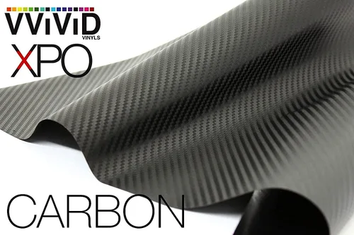 Miniatura 3 de VViViD XPO rollo de vinilo para envoltura de automóvil de fibra de carbono negro con tecnología de liberación de aire (1.2 m x 1.5 m)