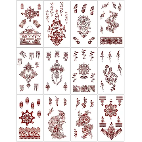 Miniatura 8 de Tatuajes Temporales 170 PCS Tatuajes que Brillan en la Oscuridad que Reaccionan a la Luz Negra UV de Neón, Tatuajes para Niños, Adolescentes