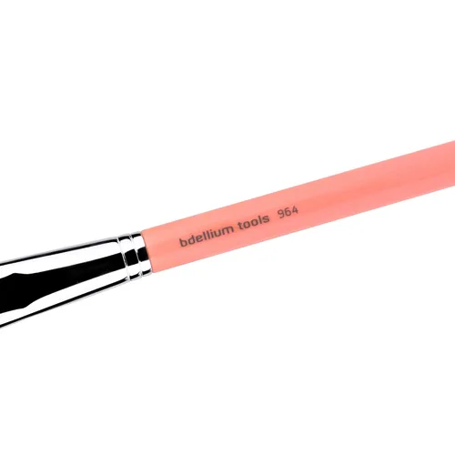 Miniatura 3 de Bdellium Tools Brocha de maquillaje profesional – Pink Bambu Series 964 colorete multiusos – con fibras sintéticas suaves, para una aplicación