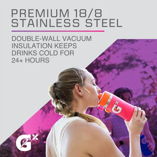 Miniatura 3 de Gatorade Botella de acero inoxidable Gx, 32oz