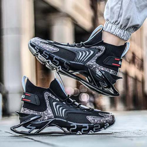 Miniatura 3 de Zapatillas de correr para hombre, estilo casual, atlético, caminar, tenis, tenis a la moda para hombre