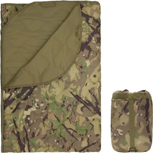 Miniatura 28 de LOOGU Manta Camuflaje Impermeable Aislante Forro de Poncho para Camping al Aire Libre, Senderismo, Caza, Supervivencia, Mochileros, Picnic Us