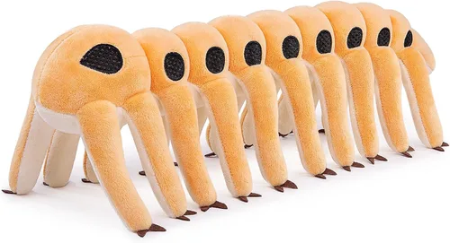 Miniatura 5 de Juguete de peluche realista de organismo antiguo cámbrico Microdictyon – Simulación de 20" de criatura marina del Cámbrico Microdictyon