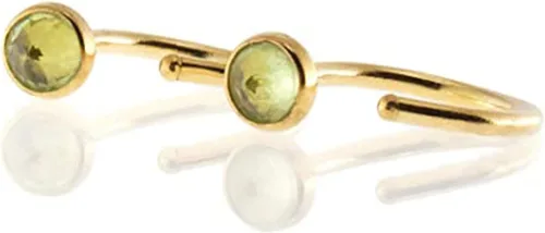 Miniatura 34 de Half Huggie Gold Hoop Earrings for Girls Women Tiny Cartilage Birthstone Stud Piercing Earring Hypoallergenic Earring Screw Back Dainty Hug Hoops