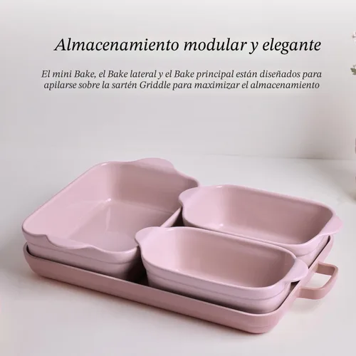 Miniatura 4 de Our Place Juego de utensilios para hornear Colección de utensilios de cerámica para hornear de 5 piezas con sartén de estufa a horno Sartenes