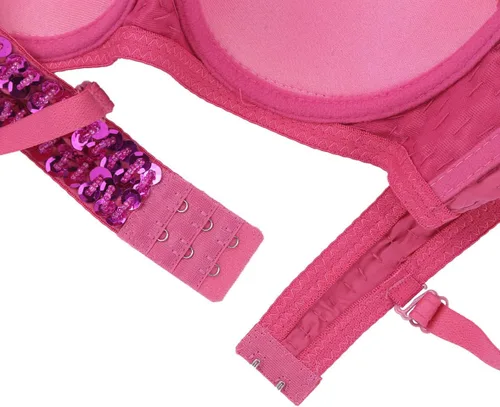 Miniatura 35 de Sujetador de disfraz de danza del vientre brillante para mujer, con lentejuelas, para baile rave, fiesta, club