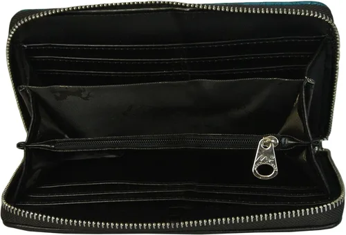 Miniatura 3 de Montana West Cartera de muñeca para mujer, 2 en 1, de piel auténtica, con cierre de cremallera