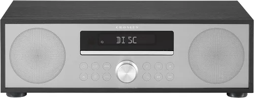 Miniatura 10 de Crosley CR3501A-WA Fleetwood Bluetooth FM Radio despertador y reproductor de CD, Nogal