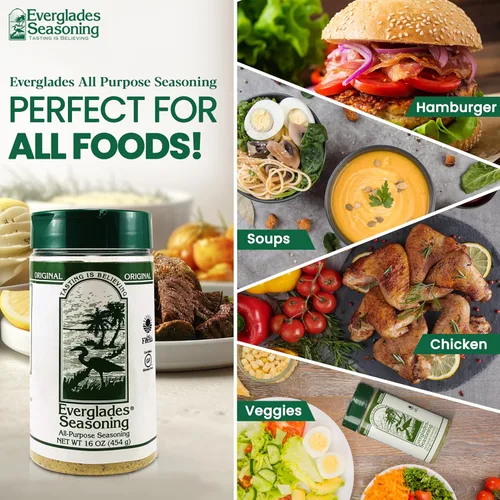 Miniatura 3 de Condimento Everglades para Todo Uso Mezcla Firmada de Hierbas y Especias para un Sabor Sureño Audaz, Perfecto para Carnes, Vegetales, Sopas y Más