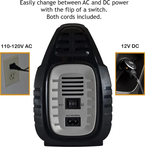 Miniatura 3 de JACO SmartPro 2.0 inflador digital de neumáticos AC/DC - Compresor de aire portátil automático - 100 PSI (12V DC, 110-120V AC)