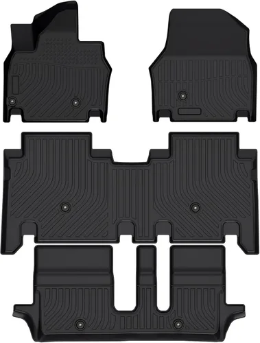 Miniatura 14 de Cartist Alfombrillas personalizadas para VW Atlas 2018-2025 2026 (asientos de banco de 7 pasajeros), juego completo de 3 filas para accesorios