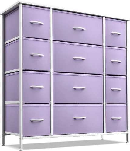 Miniatura 27 de Sorbus - Cómoda para niños con 8 cajones: mueble de almacenamiento en torre para dormitorio, pasillo, armario, organización de oficina, marco