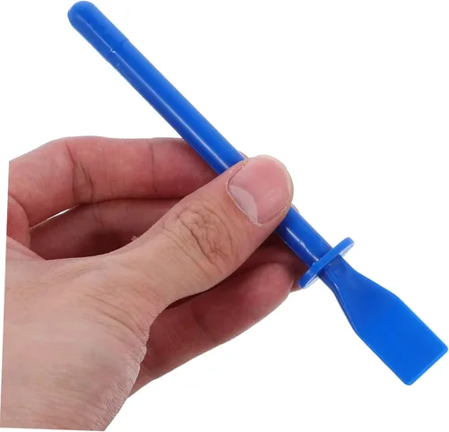 Miniatura 9 de TEHAUX Esparcidores de pegamento, aplicador de palos de pegamento de plástico, raspadores de pegamento, cepillo de pegamento, herramienta