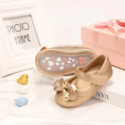 Miniatura 4 de CENCIRILY Zapatos planos Mary Jane para bebés y niñas, antideslizantes, suela suave, para antes de caminar, zapatos de vestir de boda