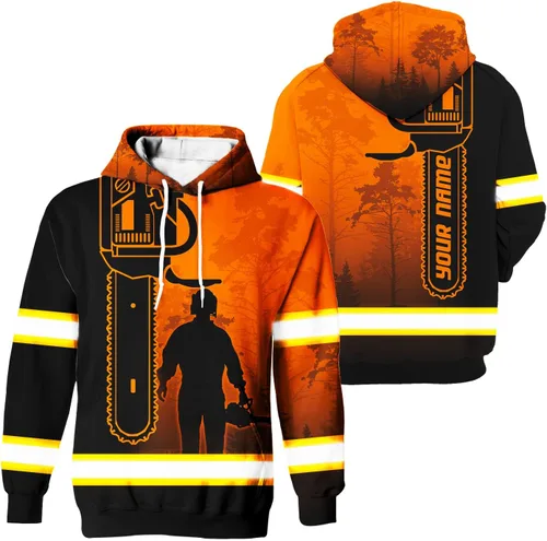 Sudadera con capucha de alta visibilidad para hombres - Colección de trabajos con nombre personalizado Clase 3 Ropa de trabajo reflectante de Color