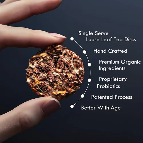 Miniatura 3 de iLOLA Juego de caja esencial de disco de té Cosas favoritas de Oprah 2022 Termos, infusor, desayuno inglés y té probiótico de hojas sueltas