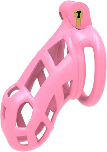 Miniatura 9 de Dispositivo de castidad masculina jaula para pene de resina 2.0, dispositivo de castidad masculina con 4 anillos para el pene, jaula de castidad