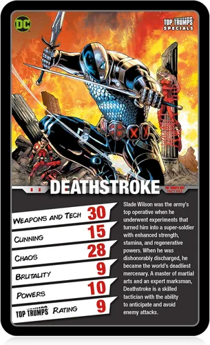 Miniatura 5 de Top Trumps Juego de cartas DC Super Villains - Juegos familiares para niños y adultos - Juegos de aprendizaje - Juegos de cartas para niños para 2