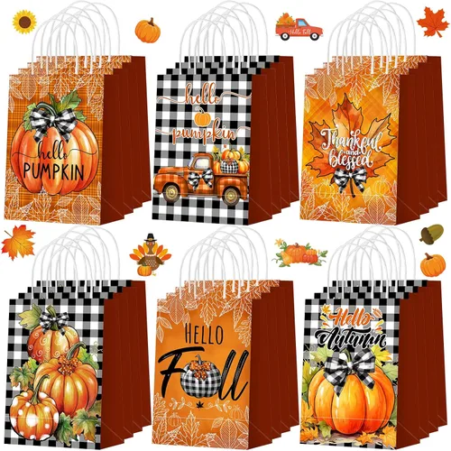 Miniatura 7 de Zhanmai 24 piezas de bolsas de regalo para gatos, bolsas de fiesta para gatos, lindos regalos de gatito, bolsas de papel para dulces con asas