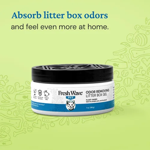 Miniatura 6 de Fresh Wave Gel de caja de arena para eliminar olores, 7 onzas, paquete de 2, eliminador de olores de mascotas más seguro para el hogar y la zona