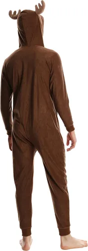 Miniatura 3 de SLEEPHERO - Pijama de Navidad para hombre, diseño de una sola pieza (estilo mameluco)